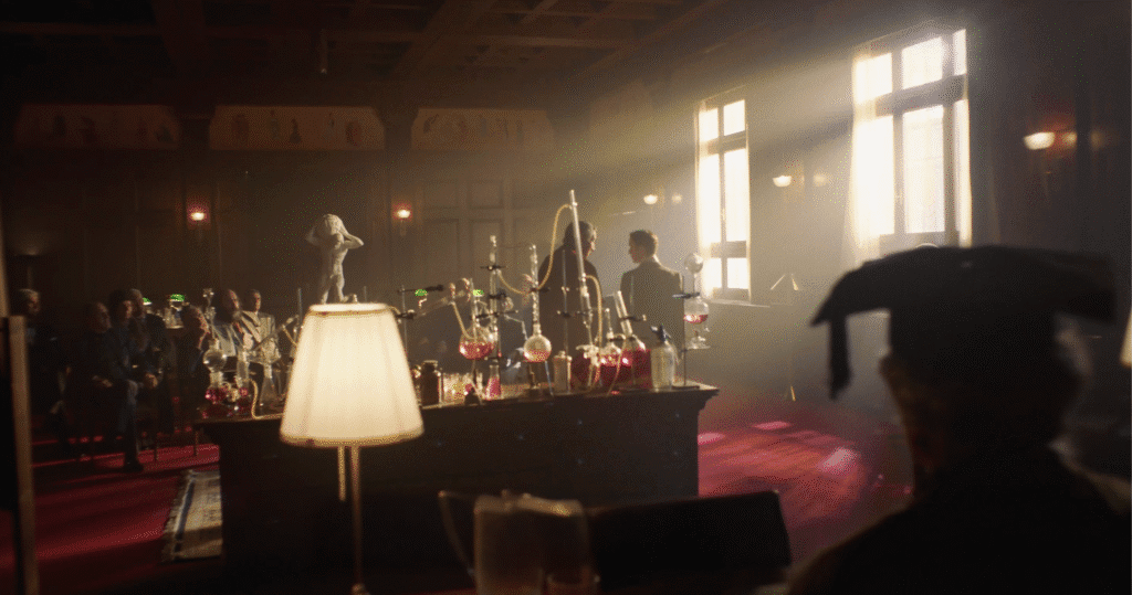 Image from the project 3 Cents, highlighting a scenographic detail.