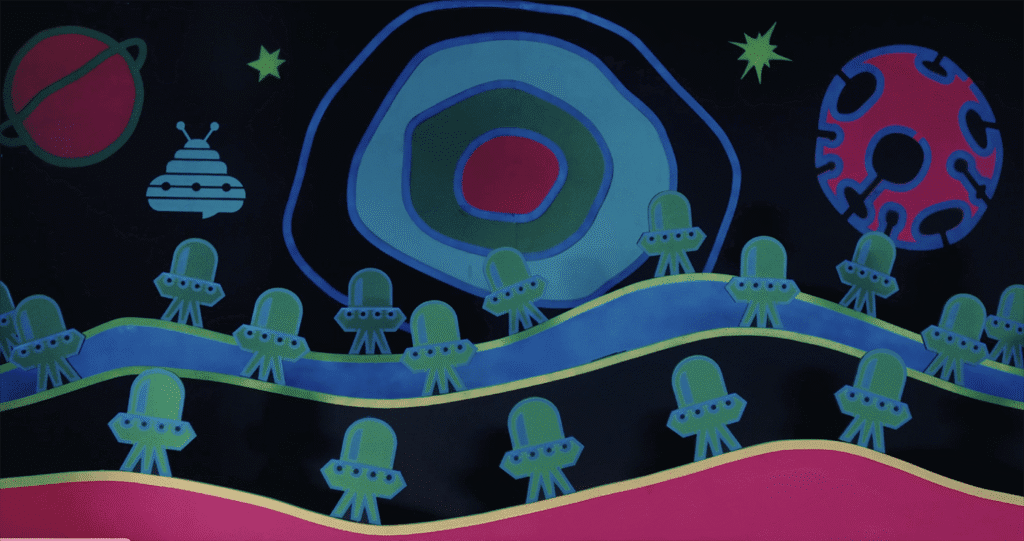 Image from the project Cosmote Magenta, highlighting a scenographic detail.