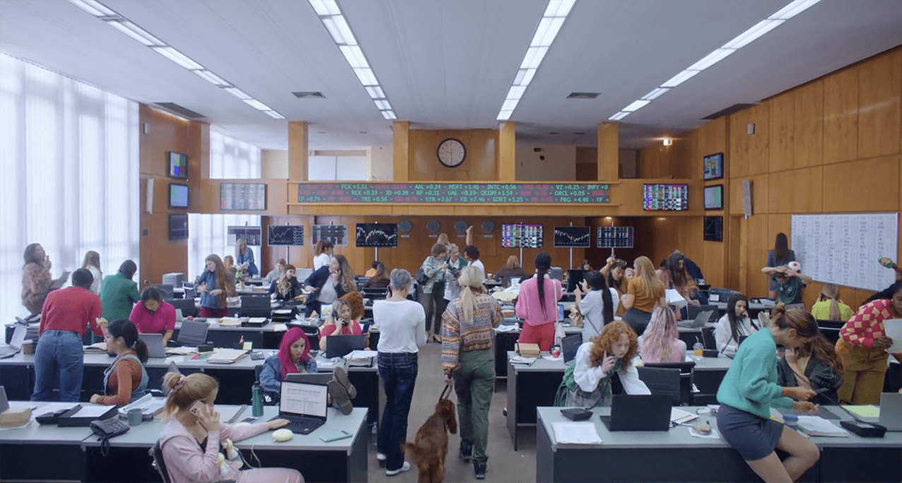 Image from the project DNB girls invest, highlighting a scenographic detail.